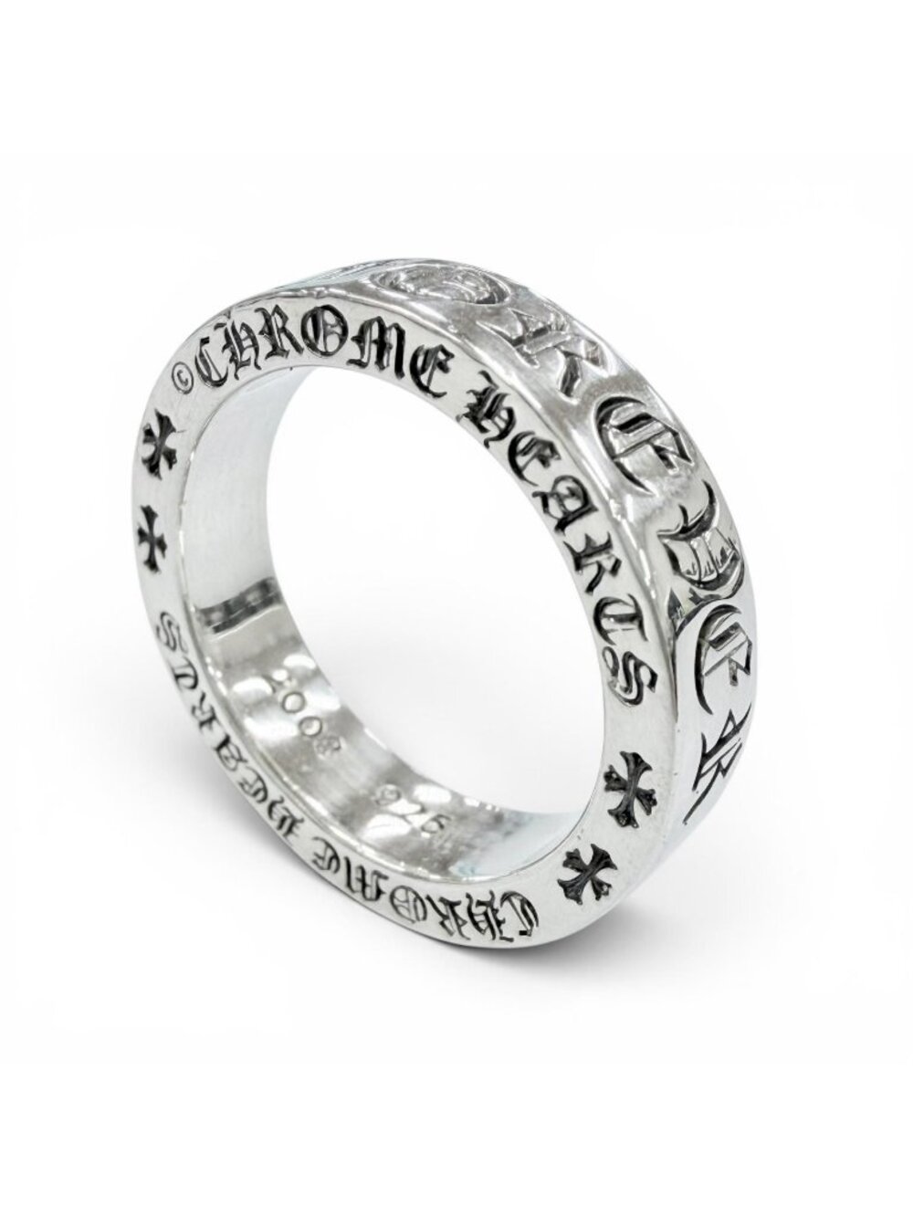 Chrome Hearts Spacer Forever Ring 925 Silver